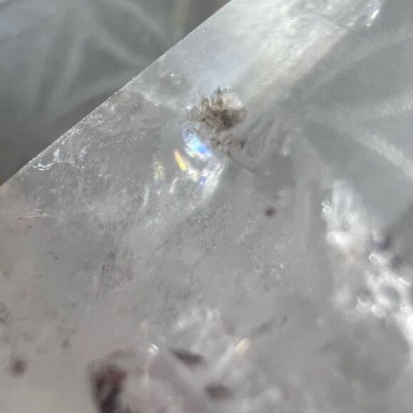 Clear Quartz Crystal Obelisk Meditation Tower (#3) - Picture 4 of 14